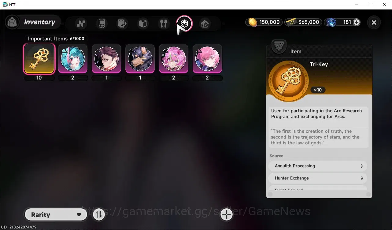 Neverness to Everness Accounts GLOBAL SEA|HL 3|3 S-Class| Limited Shinku+Sign, Baicang+Sign, Hathor |2 Selector On|Orchid 12