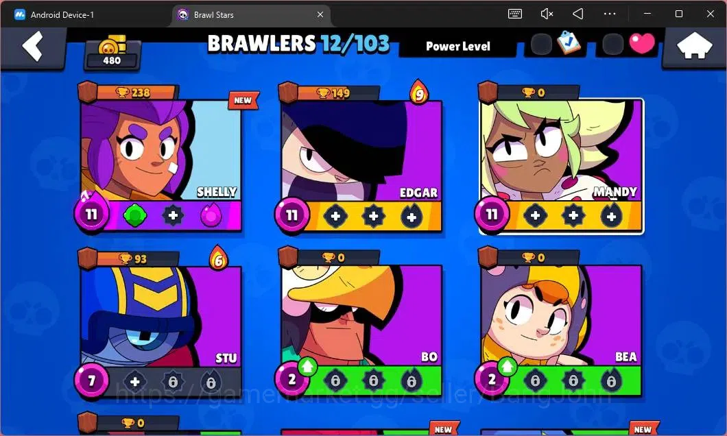 Brawl Stars Accounts Global |480 Thropy|12 Brawler|1 Max Lv Hypercharge image 5