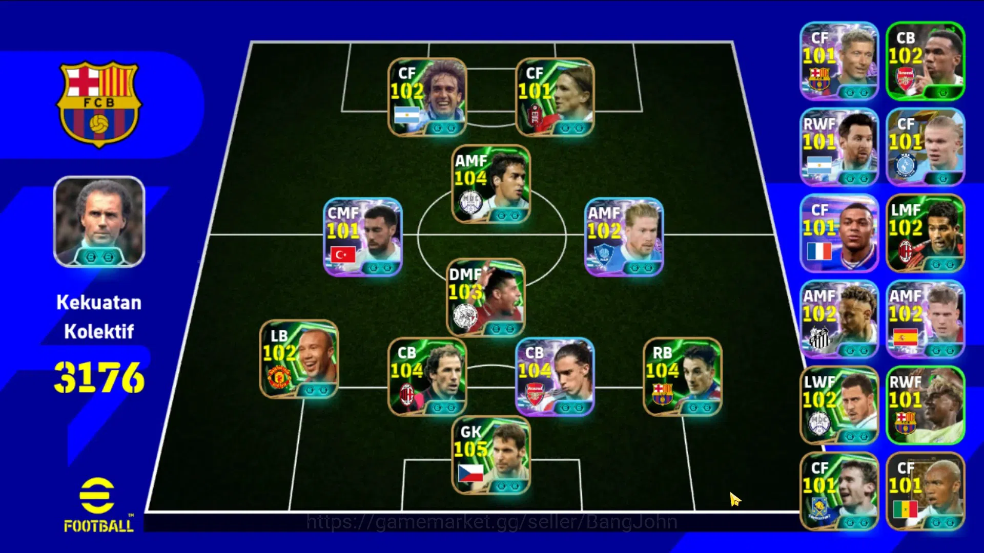 eFootball Accounts ANDROID|PW 3176|Cech Epic New, Franco Baresi, Ricc image 6