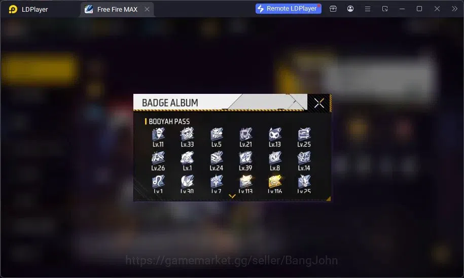Free Fire Accounts Indonesia | Evo AN94 Evil Howler Lv7 | Kaki Nyeker image 19