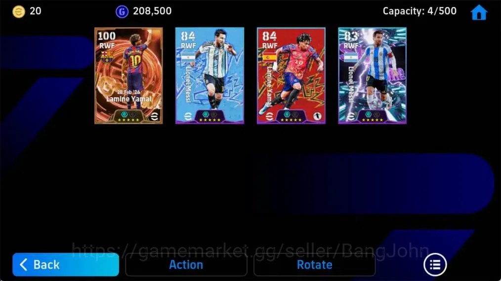 eFootball Accounts Mobile |PW 2625|Bigtime Lamine Yamal|Showtime Lion image 3