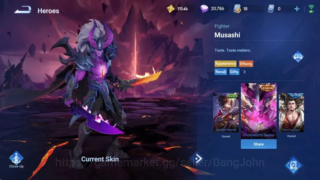 Honor of Kings Accounts Global | 112H 265S |MYTHIC Mulan|Saint Seiya Dharm image 10