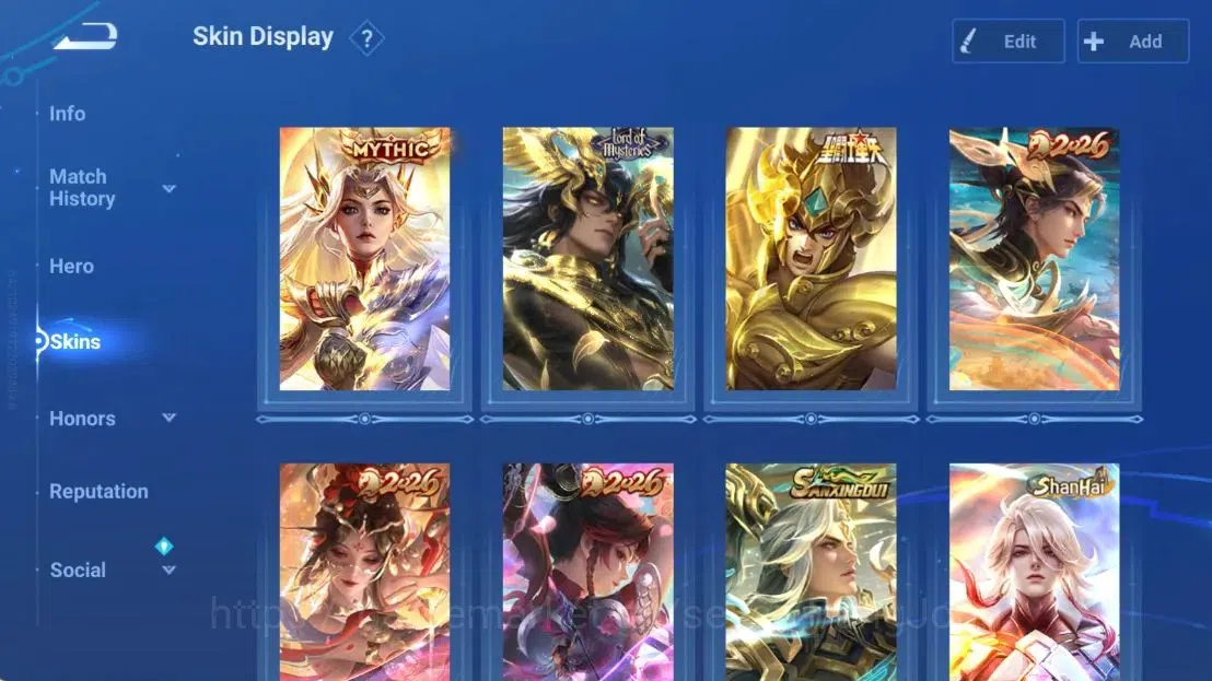 Honor of Kings Accounts Global | 112H 265S |MYTHIC Mulan|Saint Seiya Dharm image 11