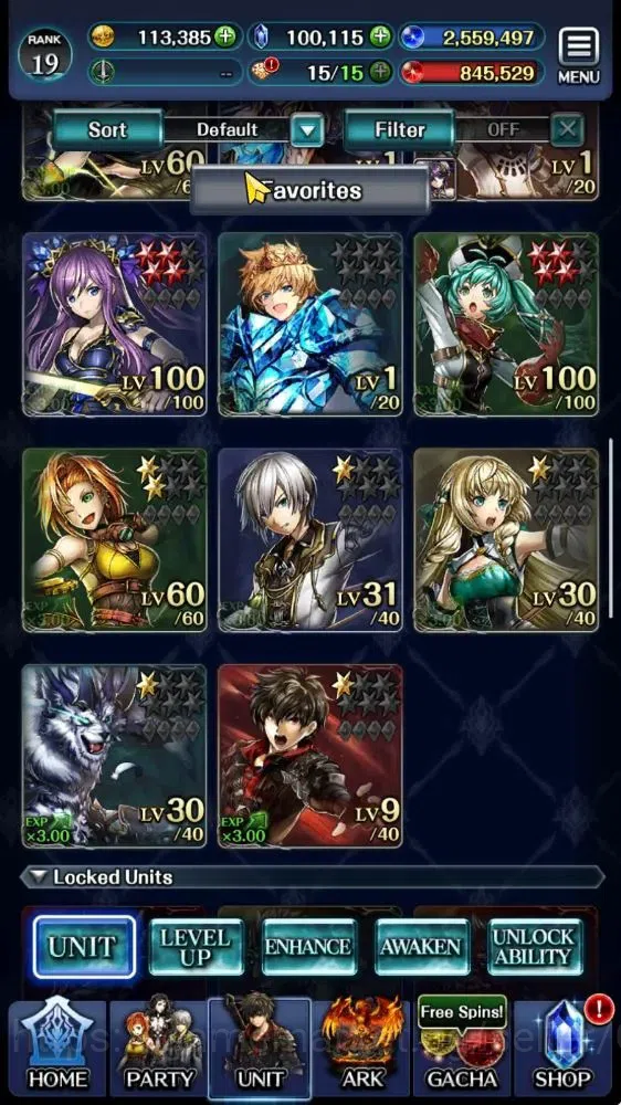 Last Cloudia Accounts Low-End GLOBAL|Rank 19|100k Crystal|Collab(Goddess Tilith,Fire God Vargas)+(Goddess Lilaha,PoGT 2