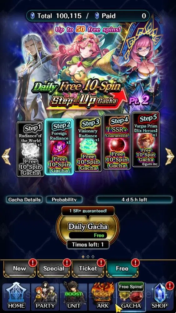 Last Cloudia Accounts Low-End GLOBAL|Rank 19|100k Crystal|Collab(Goddess Tilith,Fire God Vargas)+(Goddess Lilaha,PoGT 7
