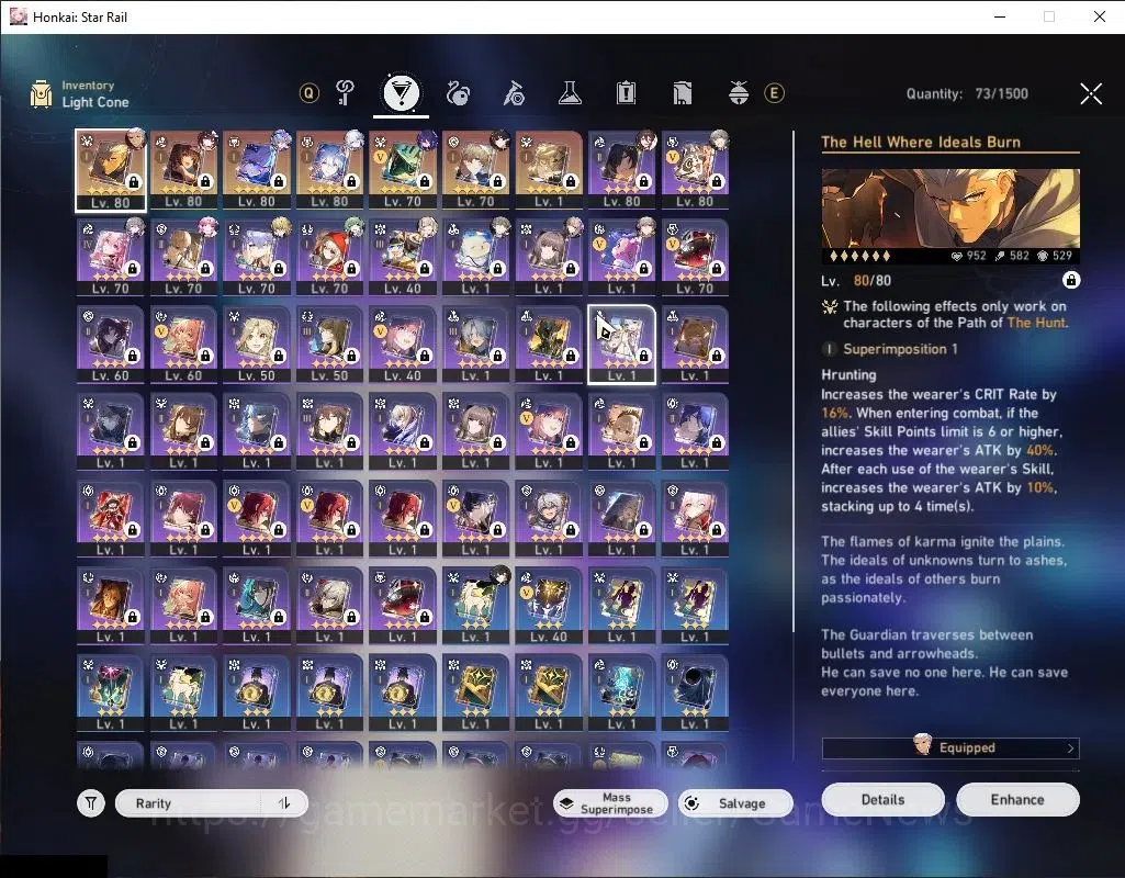 Honkai Star Rail Accounts Asia|TL 66|3,8K SJ+90 SRSP|9 Limited|[SW 999,Yao G image 5