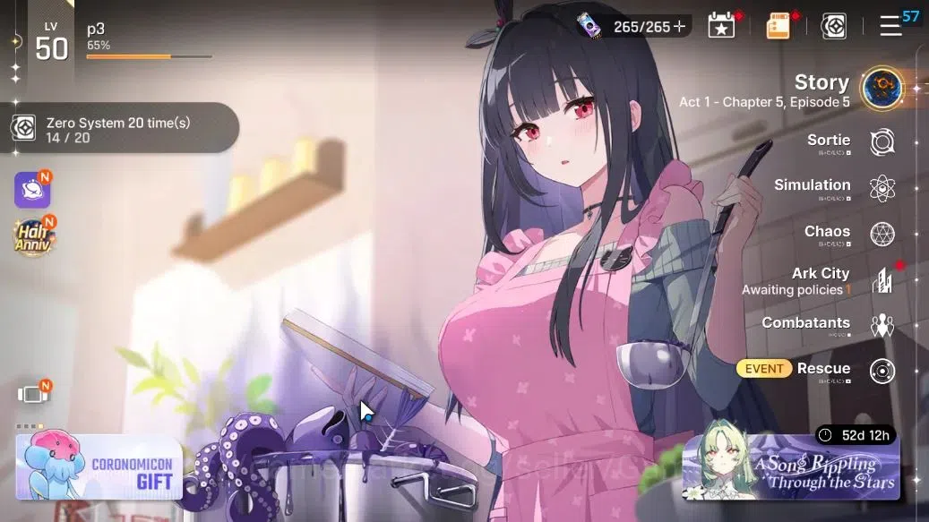 Chaos Zero Nightmare Accounts GLOBAL Lv 50|8 SSR[HeidemarieM1,Tiphera,Nine,Veron image 1