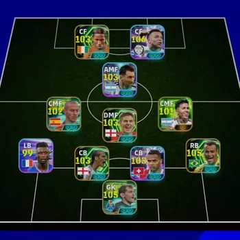 eFootball Accounts Legends & Iconic Players COLECTIVE 3195+ | SHOWTIME MBAPPE x CAFU x RIO FERDINAND x T ALCANTARA,READY FOR