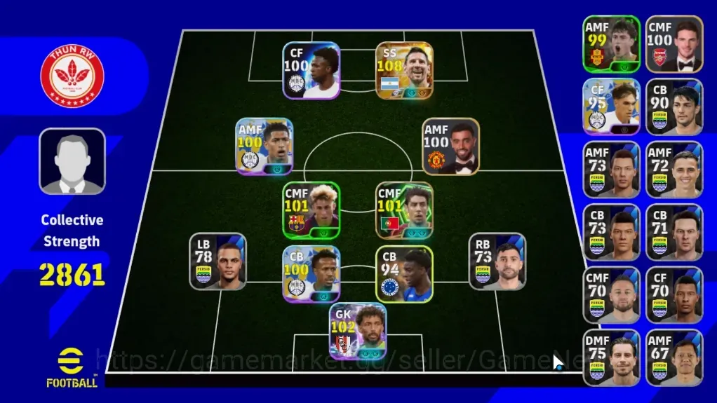 eFootball Accounts Starter Android|Fresh Starter|Big Time Lionel Messi 15 Jul'26|Show Time Vozinha,Lionel Messi|Epic Rui 1