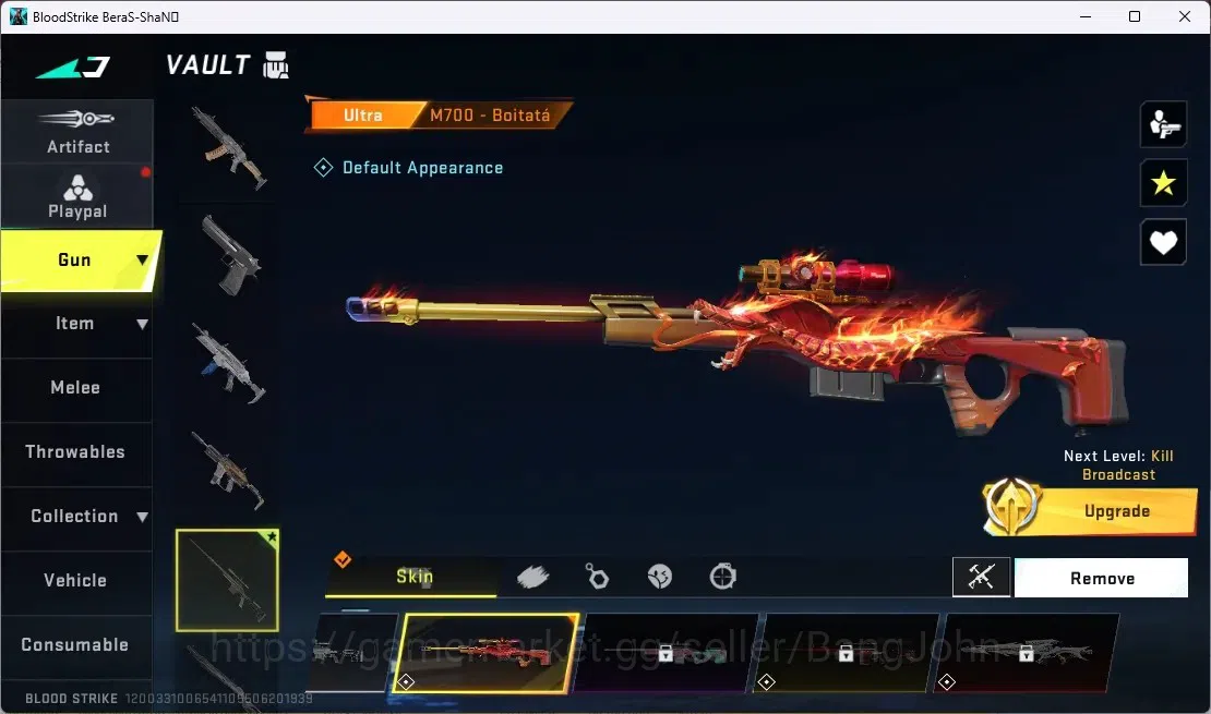 Blood Strike Accounts ASIA | ULTRA: M700-Boitatá|Ultra Loot Crate|Epic E image 3