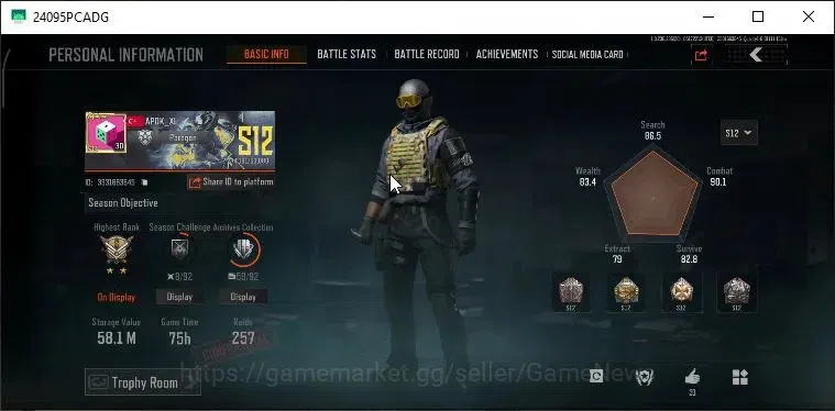Arena Breakout Accounts MOBILE Lv30|SV 58,1M|CV 31M|4 Set|SS AKM,QS AKS-74 image 2