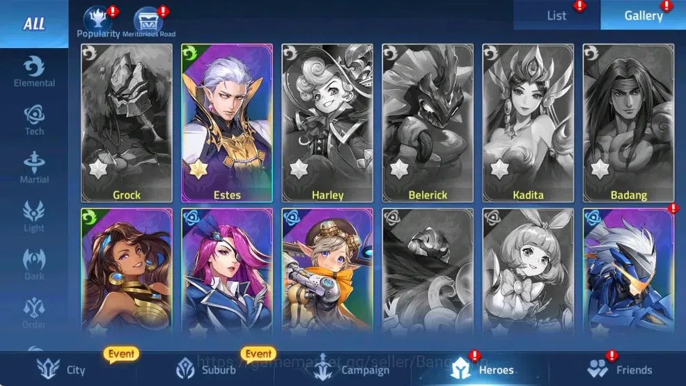 Mobile Legends: Adventure Accounts Global | LV 42 | 576K Power | Camp 19-30 | VIP 4 | image 10