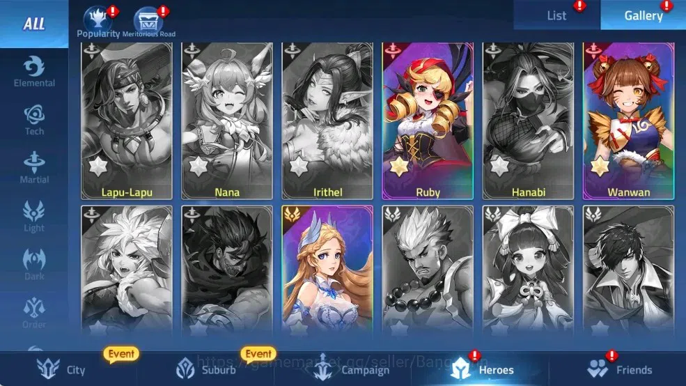 Mobile Legends: Adventure Accounts Global | LV 42 | 576K Power | Camp 19-30 | VIP 4 | image 13