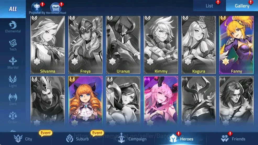 Mobile Legends: Adventure Accounts Global | LV 42 | 576K Power | Camp 19-30 | VIP 4 | image 14