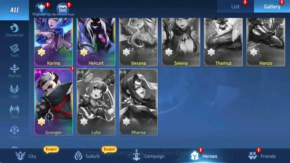 Mobile Legends: Adventure Accounts Global | LV 42 | 576K Power | Camp 19-30 | VIP 4 | image 15