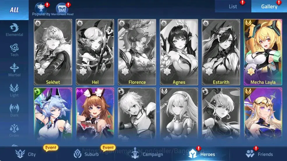 Mobile Legends: Adventure Accounts Global | LV 42 | 576K Power | Camp 19-30 | VIP 4 | image 6