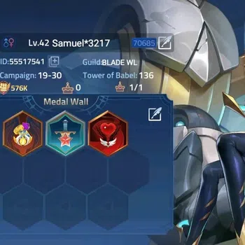 Mobile Legends: Adventure Accounts Global | LV 42 | 576K Power | Camp 19-30 | VIP 4 | image 1