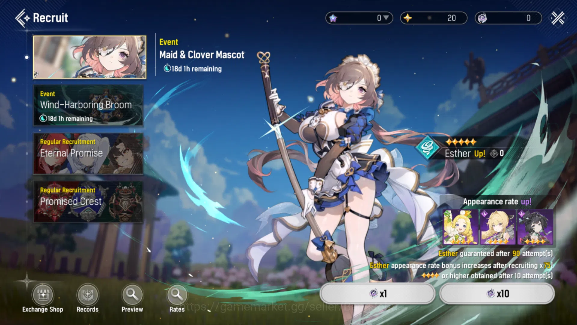 Mongil:Star Dive Accounts Global | Lv 36 Mid Game | 4 SSR (Esther, Flare, Ji image 10