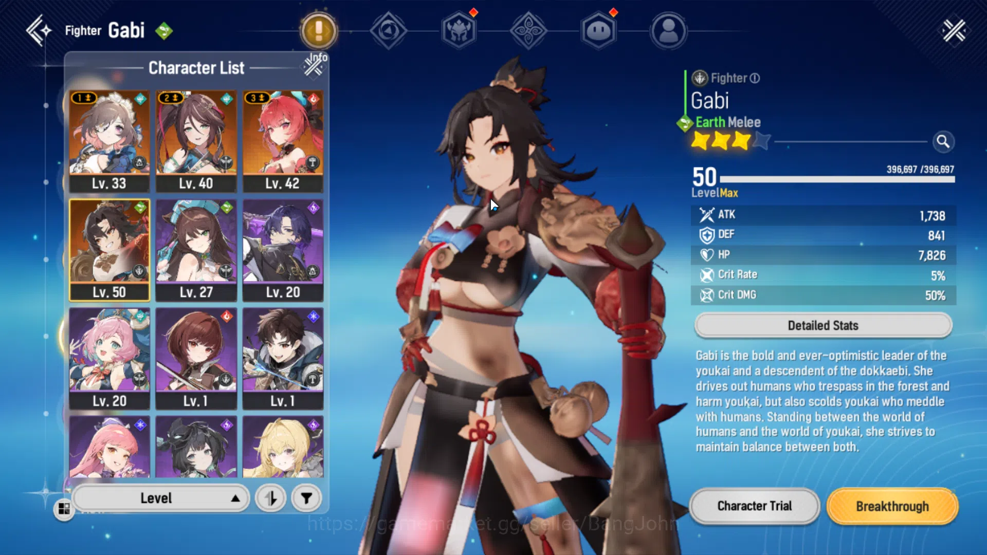 Mongil:Star Dive Accounts Global | Lv 36 Mid Game | 4 SSR (Esther, Flare, Ji image 5