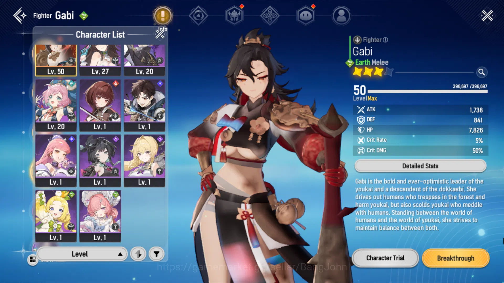 Mongil:Star Dive Accounts Global | Lv 36 Mid Game | 4 SSR (Esther, Flare, Ji image 6