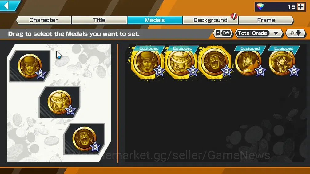 One Piece Bounty Rush Accounts Global|4 EX|BMO Kaido,BP Kuzan,TFE Emperor Teach,G image 3