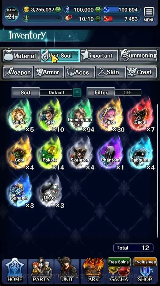 Last Cloudia Accounts GLOBAL|Rank 21|100k Crystal|Top Tier Unit [Arkh Ki image 10
