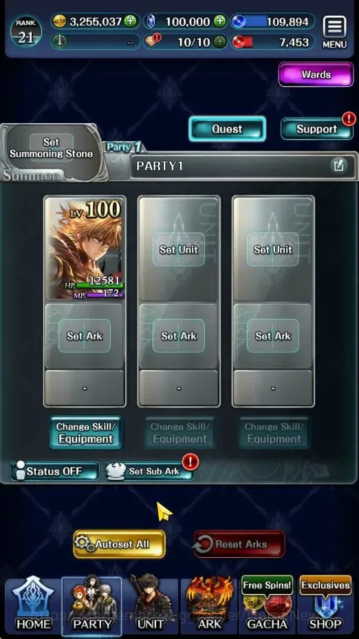 Last Cloudia Accounts GLOBAL|Rank 21|100k Crystal|Top Tier Unit [Arkh Ki image 5