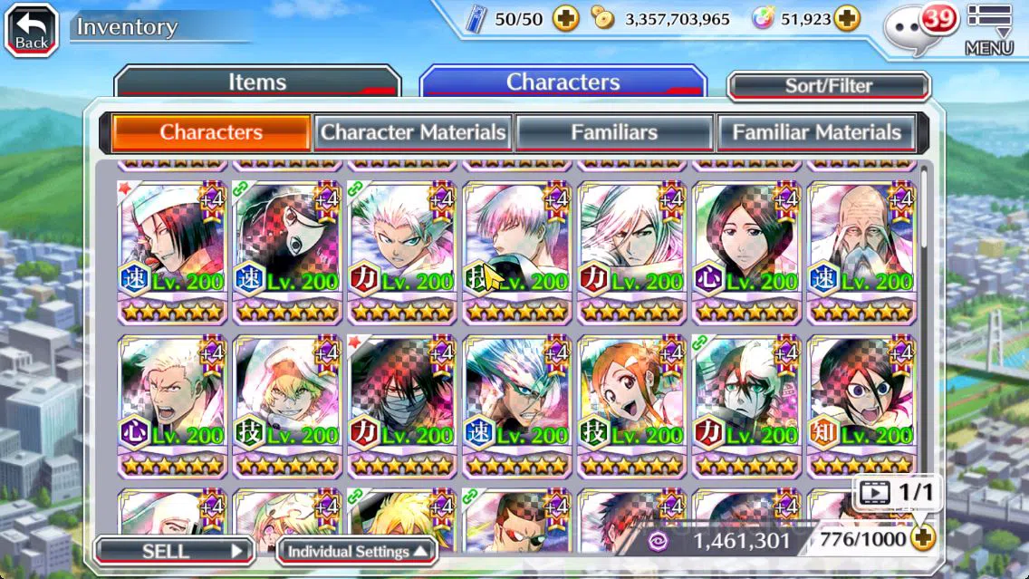 Bleach: Brave Souls Accounts Mid-Tier [GLOBAL]51k Orb|Uryu TYBW26,Rukia 10th Anniv,Nelliel Orient,Helibel Cacao,2 BTW 11