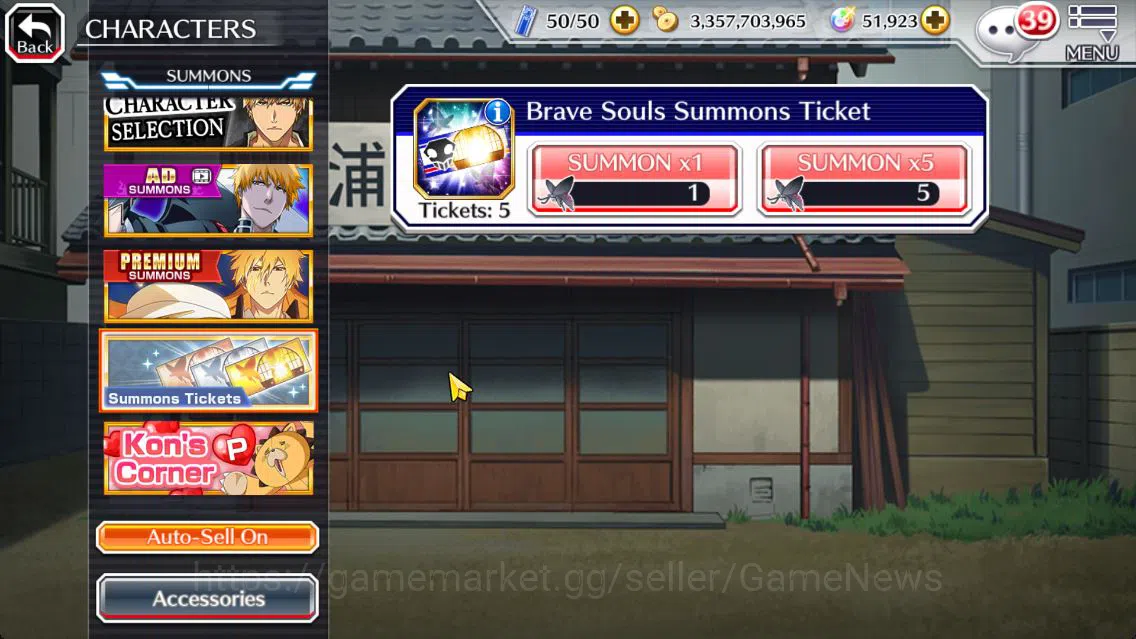 Bleach: Brave Souls Accounts Mid-Tier [GLOBAL]51k Orb|Uryu TYBW26,Rukia 10th Anniv,Nelliel Orient,Helibel Cacao,2 BTW 18