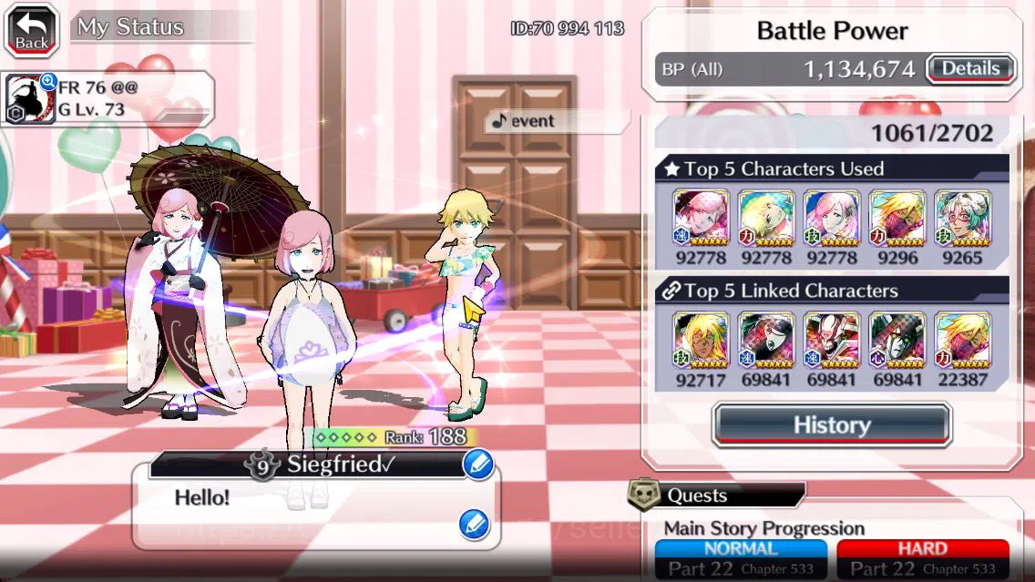 Bleach: Brave Souls Accounts Mid-Tier [GLOBAL]51k Orb|Uryu TYBW26,Rukia 10th Anniv,Nelliel Orient,Helibel Cacao,2 BTW 3