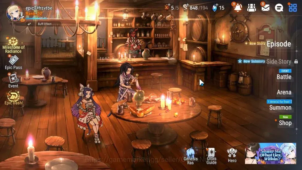 Epic Seven Accounts High-End Global UnVerif|New Era|2 ML(Tidal Rift Elvira,NM Luna)+Fenne,Landy,Tenebria,etc|380 MM+39k 1