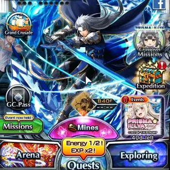Grand Summoners Accounts End-Game Global|Rank 118|26 Ascend 14 TW|(UP Roy,H Inumuta,Kamijo,S Miyu,Chloe,LM Isliid,Kenshin