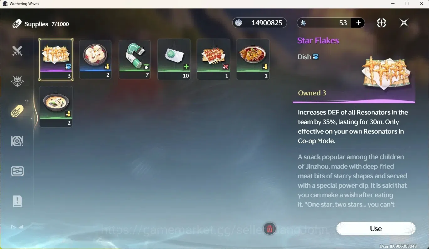 Wuthering Waves Accounts Others SEA|UL 51|Rank 6|7 Char Limited [Augusta,Phrolova]+Sign,Galbrena,Etc|Denia's Weapon|Mc Male 11