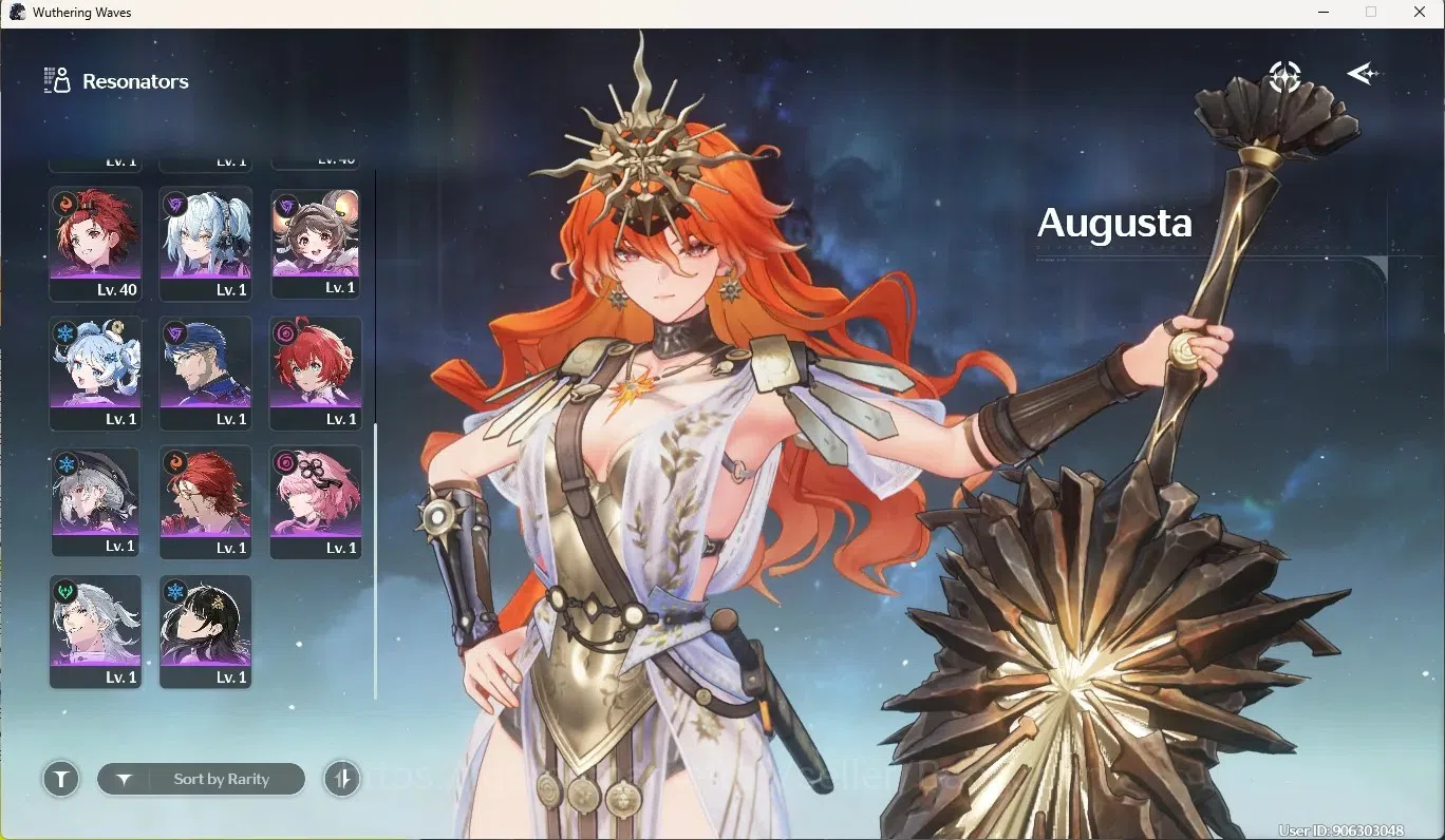 Wuthering Waves Accounts Others SEA|UL 51|Rank 6|7 Char Limited [Augusta,Phrolova]+Sign,Galbrena,Etc|Denia's Weapon|Mc Male 3
