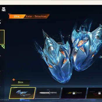 Blood Strike Accounts Collab Skin ASIA | 1 Ultra Melee: Katar-Selachian | 1 AOT Gun: M4A1-Battle of Faith | 1 Legendary