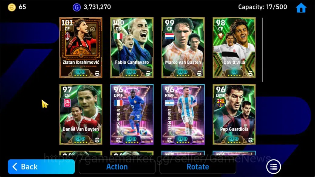 eFootball Accounts Android|Big Time Zlatan Ibrahimovic,Epic Fabio Can image 8