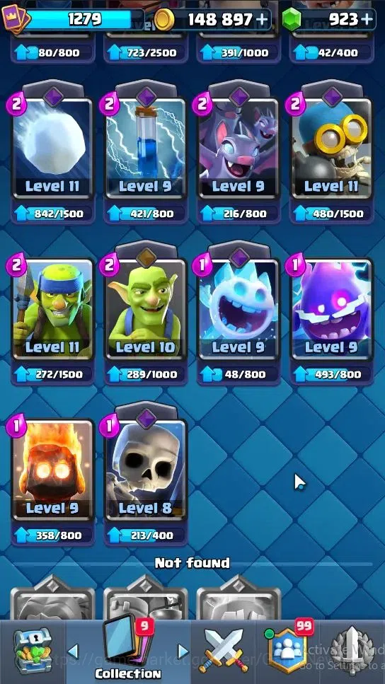 Clash Royale Accounts Lvl 1279|KTL 13|Trophy 7406|Card 118|Limited Skin| image 12