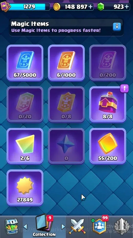 Clash Royale Accounts Lvl 1279|KTL 13|Trophy 7406|Card 118|Limited Skin| image 14