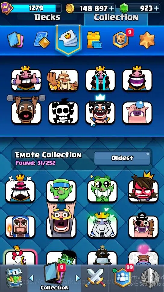 Clash Royale Accounts Lvl 1279|KTL 13|Trophy 7406|Card 118|Limited Skin| image 16