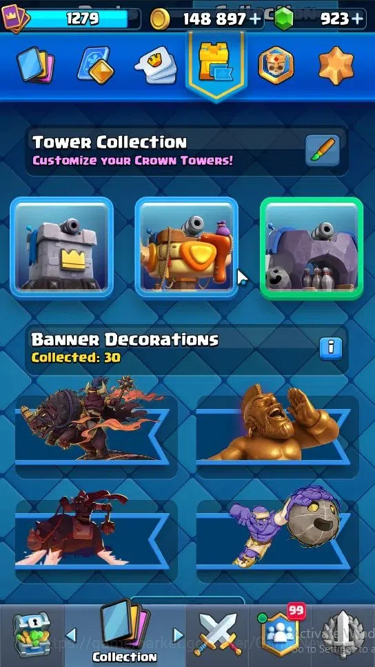 Clash Royale Accounts Lvl 1279|KTL 13|Trophy 7406|Card 118|Limited Skin| image 17