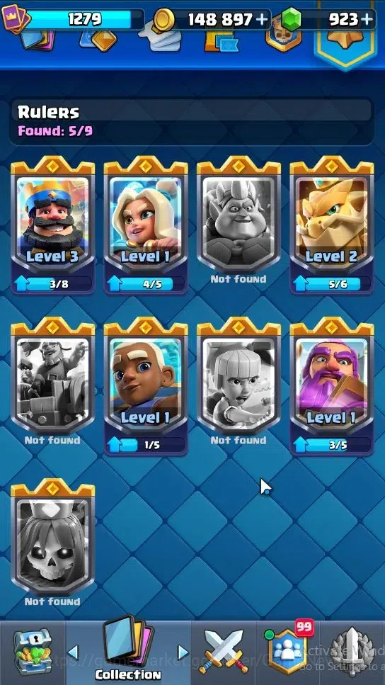 Clash Royale Accounts Lvl 1279|KTL 13|Trophy 7406|Card 118|Limited Skin| image 20