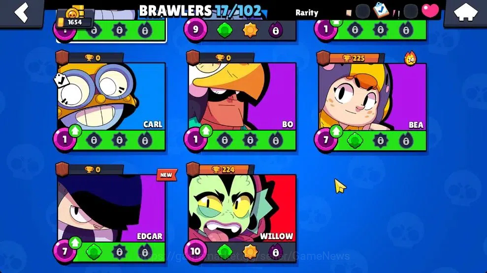 Brawl Stars Accounts 1654 Trophy|17 Brawlers 1 Max Lvl [Nita] Myth Will image 6