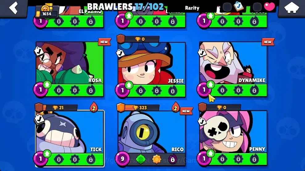 Brawl Stars Accounts 1654 Trophy|17 Brawlers 1 Max Lvl [Nita] Myth Will image 7