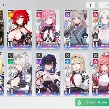 Chaos Zero Nightmare Accounts ASIA Lv56|15 SSR