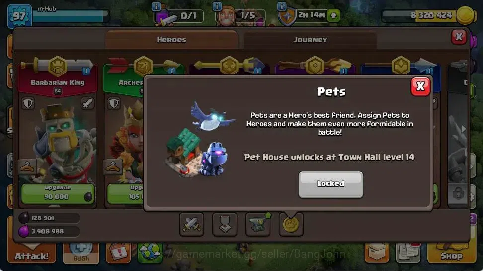 Clash of Clans Accounts Global |TH 13-BH 6|LVL 97|BK 54,AQ 59,MP 35,GW 27, image 11