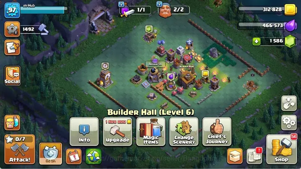 Clash of Clans Accounts Global |TH 13-BH 6|LVL 97|BK 54,AQ 59,MP 35,GW 27, image 15