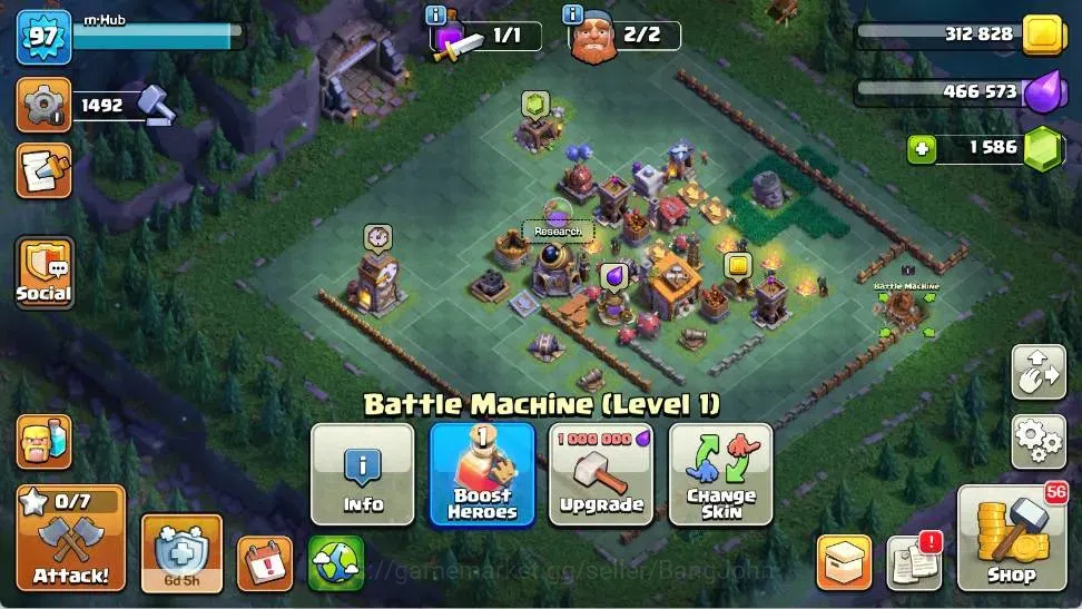 Clash of Clans Accounts Global |TH 13-BH 6|LVL 97|BK 54,AQ 59,MP 35,GW 27, image 16