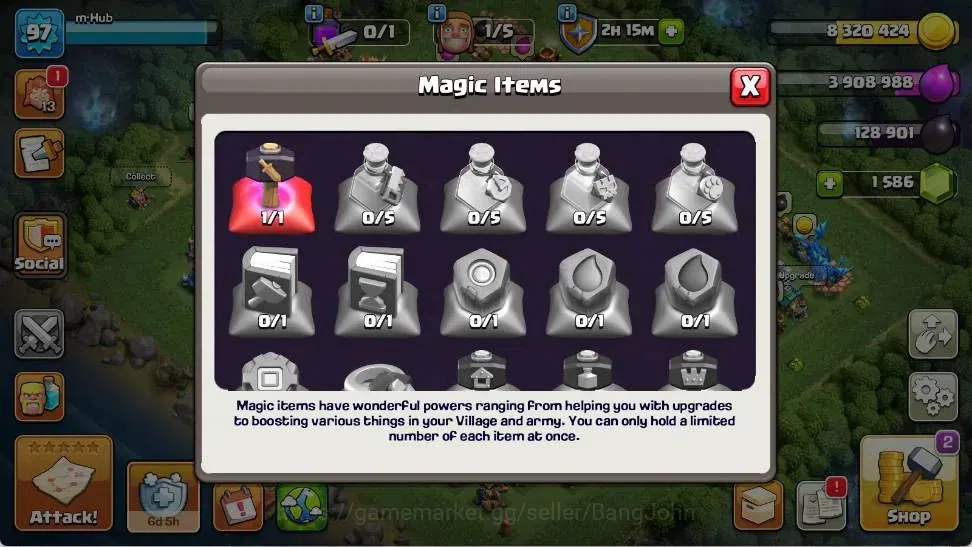 Clash of Clans Accounts Global |TH 13-BH 6|LVL 97|BK 54,AQ 59,MP 35,GW 27, image 4
