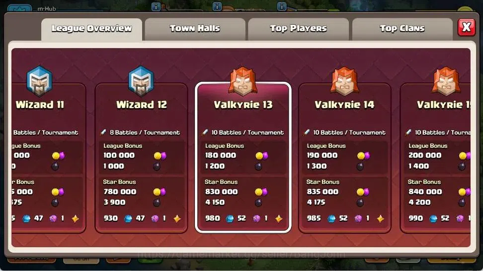 Clash of Clans Accounts Global |TH 13-BH 6|LVL 97|BK 54,AQ 59,MP 35,GW 27, image 6