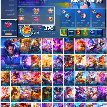 Mobile Legends: Bang Bang Collector #3509 370 Skins | Legend Franco | Collector Badang image 1